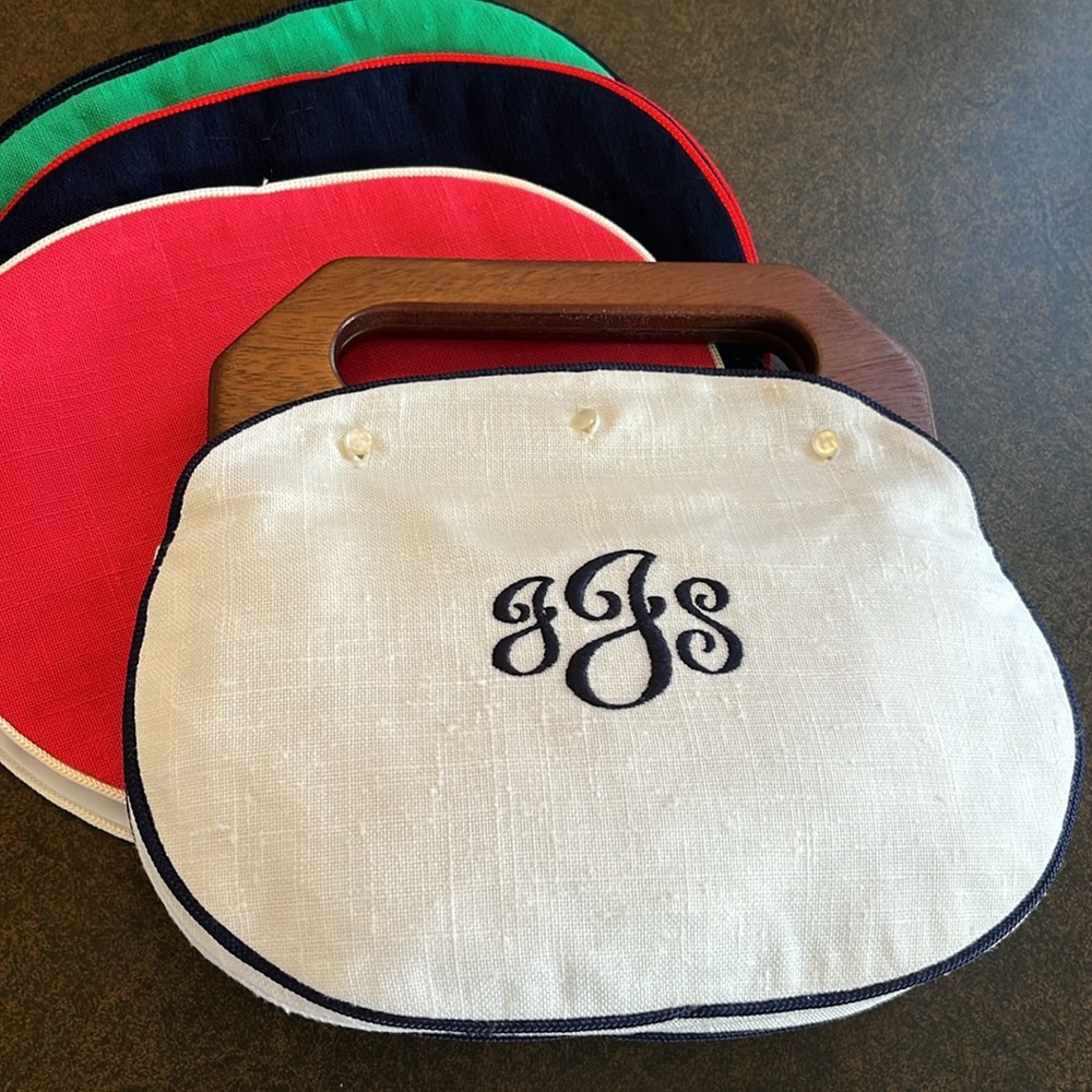 Vintage Bermuda Beehive Handbag with 4 Covers